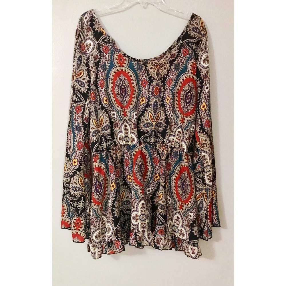 Deb Boho Paisley Blouse